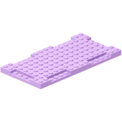 2629-325ブロック8×16×2/3-1×4凹み付ラベンダー