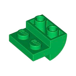 1750-028逆曲面スロープ2×2×1グリーン