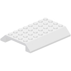 5120-001スロープ45度6×8両側傾斜ホワイト