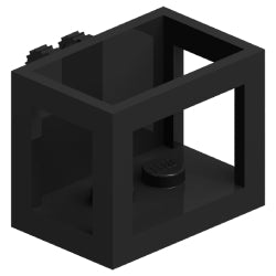 51858-026クレーンバスケット2×3×ブラック