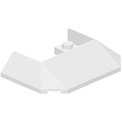 4365-001トレインルーフ6×4(5方向傾斜)ホワイト