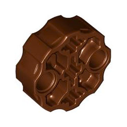 98585-192ヒーローファクトリーウェポンバレル-ペグ穴2個3車軸穴レディシュブラウン