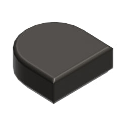 24246-148タイル1×1半円付きパールダークグレイ