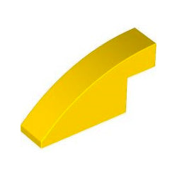 3573-024曲面スロープ4×1×1-2/3 イエロー