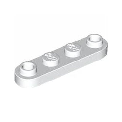 77845-001プレート1×4丸貫通2スタッドホワイト