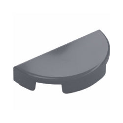 1748-199タイル1×2半円ダークブルーイッシュグレイ