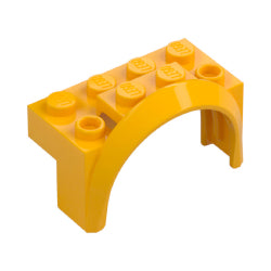 3387-191マッドガードアーチ4×2-1/2×2ブライトライトオレンジ