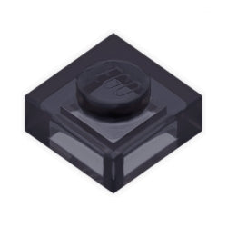 3024-375プレート1×1トランスブラック(2023)