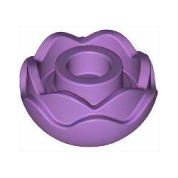 5904-324ボタンの花びらミディアムラベンダー