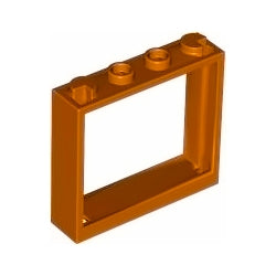 60594-038窓枠1×4×3ダークオレンジ