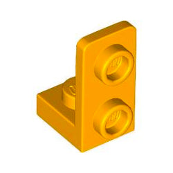 73825-191逆ブラケット1×1-1×2ブライトライトオレンジ