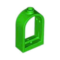 30044-037アーチ型窓枠1×2×2-2/3ブライトグリー