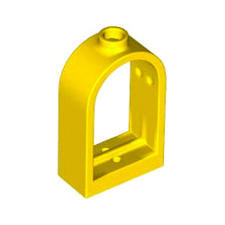 30044-024アーチ型窓枠1×2×2-2/3イエロー