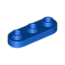 77850-023プレート1×3丸貫通3スタッドブルー