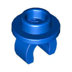 5264-023プレート1×1丸-クリップ付きブルー