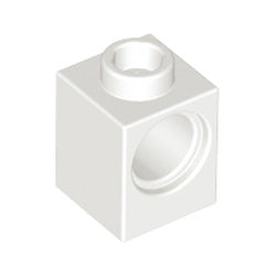 6541-001テクニックブロック1×1ペグ穴1個ホワイト