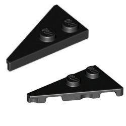 65426-65429-026ウェッジプレート4×2右-尖鋭/4×2左-尖鋭(ペア)ブラック