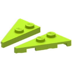 65426-65429-119ウェッジプレート4×2右-尖鋭/4×2左-尖鋭(ペア)ライム