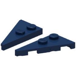65426-65429-140ウェッジプレート4×2右-尖鋭/4×2左-尖鋭(ペア)ダークブルー