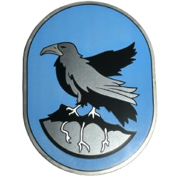 65474pb10タイル6×8楕円(レイブンクロー)フラットシルバー