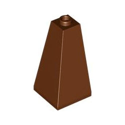 3685-192スロープ75度2×2×3コーナー2方向傾斜レディシュブラウン