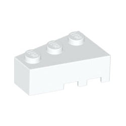 6565-001ウェッジ3×2左ホワイト