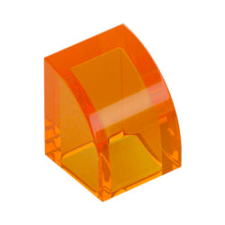 7126-182曲面スロープ2×1トランスオレンジ