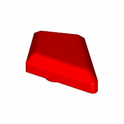 35649-021特殊タイル1×2ダイヤモンドレッド