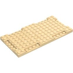 2629-005ブロック8×16×2/3-1×4凹み付タン