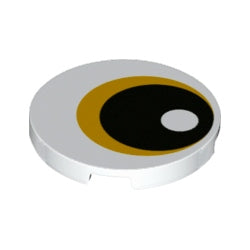 67095pb018タイル3×3丸(フクロウの目)ホワイト