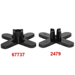 プロペラ-4枚刃5スタッド分 ブラック