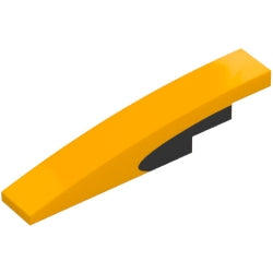 6801pb11曲面スロープ6×1(ポルシェ911 GT3 RSロゴ)ブライトライトオレンジ