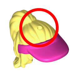 フレンズ用野球帽(ミニフィグ着用不可) ライム