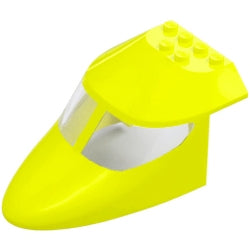 69953c01-368飛行機胴体フロント6×10×4ネオンイエロー