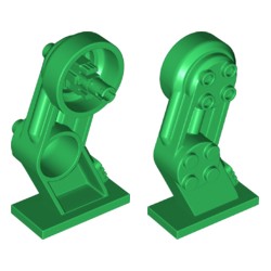 70943-70946-028ラージフィギュアの足(左右セット)グリーン
