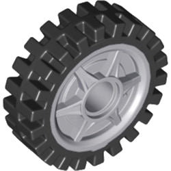 74214c01-194タイヤ長径24ミリ幅7ミリとライトブルーイッシュグレイホイールセット