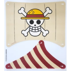 75639pls01プラスチック海賊船ゴーイングメリー号の帆トランスクリア