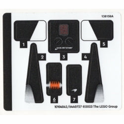 付属ステッカー2枚セット(76918stk01)