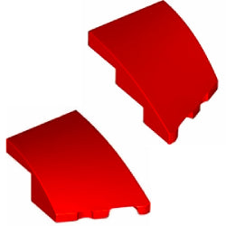 80177-80178-021カーブウェッジ3×2左右セットレッド