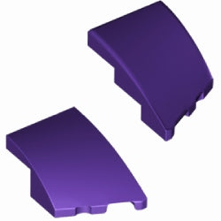 80177-80178カーブウェッジ3×2左右セットダークパープル