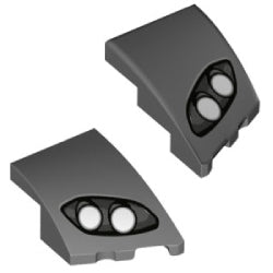 80177pb003-80178pb003カーブウェッジ3×2左右セット(アストンマーチンヘッドライト)ダークブルーイッシュグレイ