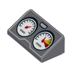 85984pb100スロープ31度1×2×2/3(2ホイールゲージ)ダークブルーイッシュグレイ