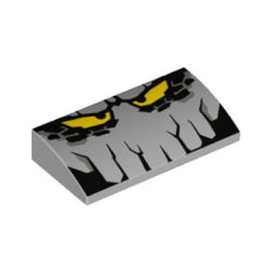 88930pb072曲面スロープ2×4×2/3(ロックモンスター)ライトブルーイッシュグレイ