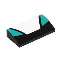 88930pb182曲面スロープ2×4×2/3(メルセデスAMGリアウイング)ブラック