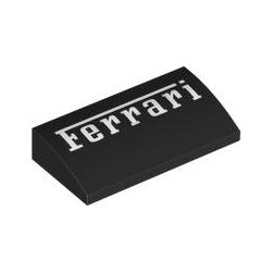 88930pb190曲面スロープ2×4×2/3(Ferrari)ブラック