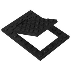 92099-026-92107-026プレート4×5-6×8トラップドアとドア枠のセットブラック