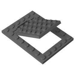 92099-199-92107-199プレート4×5-6×8トラップドアとドア枠のセットダークブルーイッシュグレイ