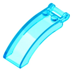 92474-042ウインドスクリーン6×6×2-取っ手付トランスライトブルー