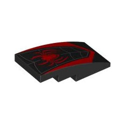 93606pb172曲面スロープ4×2(レッドスパイダー)ブラック