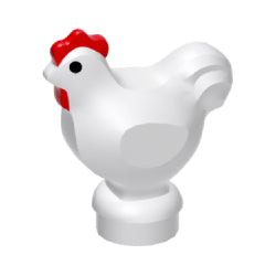 95342pb01ニワトリ(鶏冠赤)ホワイト